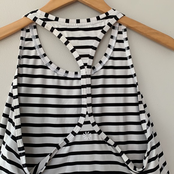 Athleta black and white striped tank - Picture 4 of 4